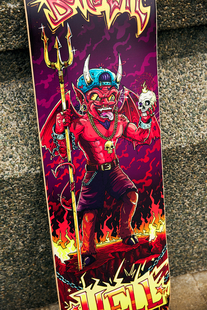 Tabla Border: "El Patrono del Skate"